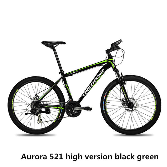 Coolchange Men Women mountain bike 21 speed Gear shift 26 Inch Double