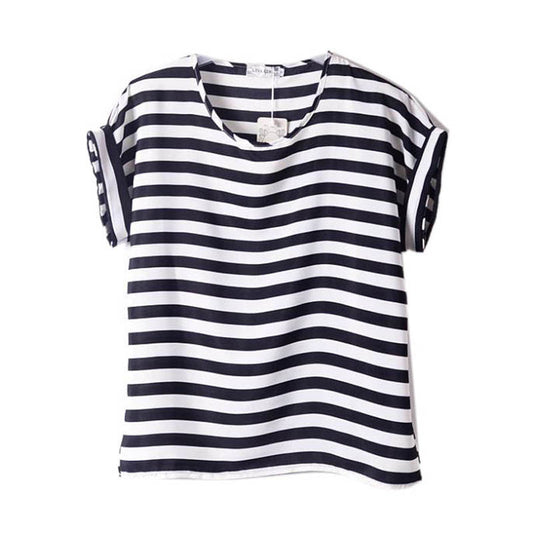 Lady Batwing Chiffon Blouse