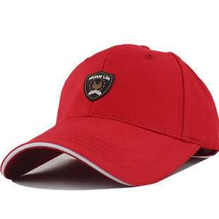 Men's Baseball sun caps sports brand hat wholesale fashion solid black white snapback popular cotton& polyester