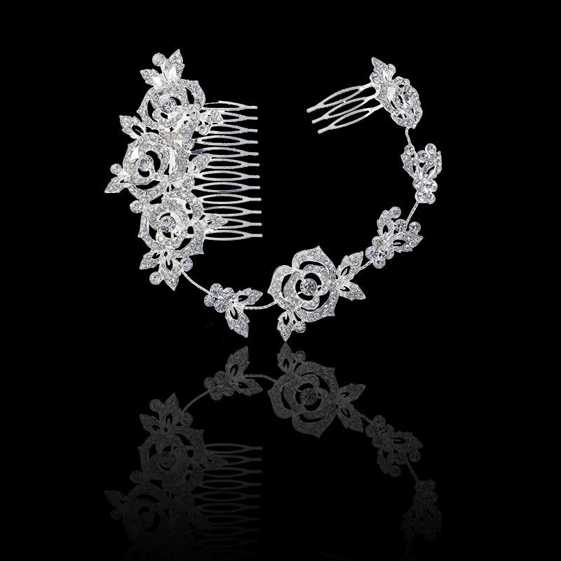 2016 Wedding Bridal Rhinestone Hairpin Diamante Hair Clip Comb For Women Wedding Decoration bridal