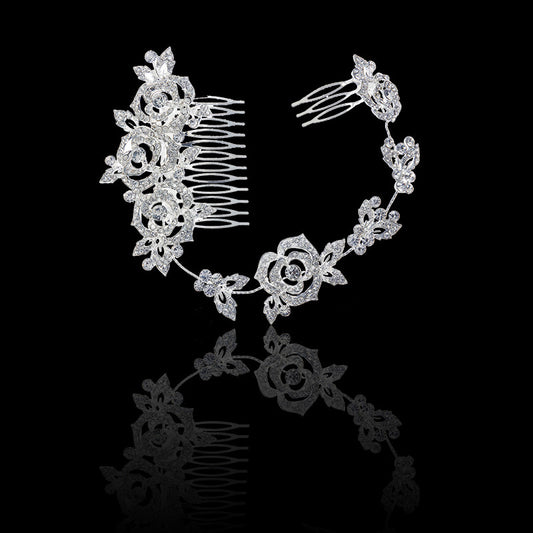 2016 Wedding Bridal Rhinestone Hairpin Diamante Hair Clip Comb For Women Wedding Decoration bridal