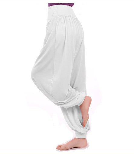 Ladies Yoga Belly Elastic Waist Loose Pants