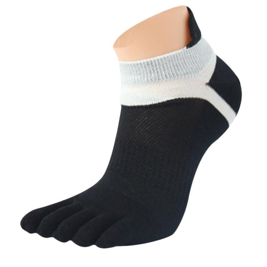 2016 Hot Sale 1 Pair MenMesh Meias Sports Running Five Finger Toe Socks Cotton Winter