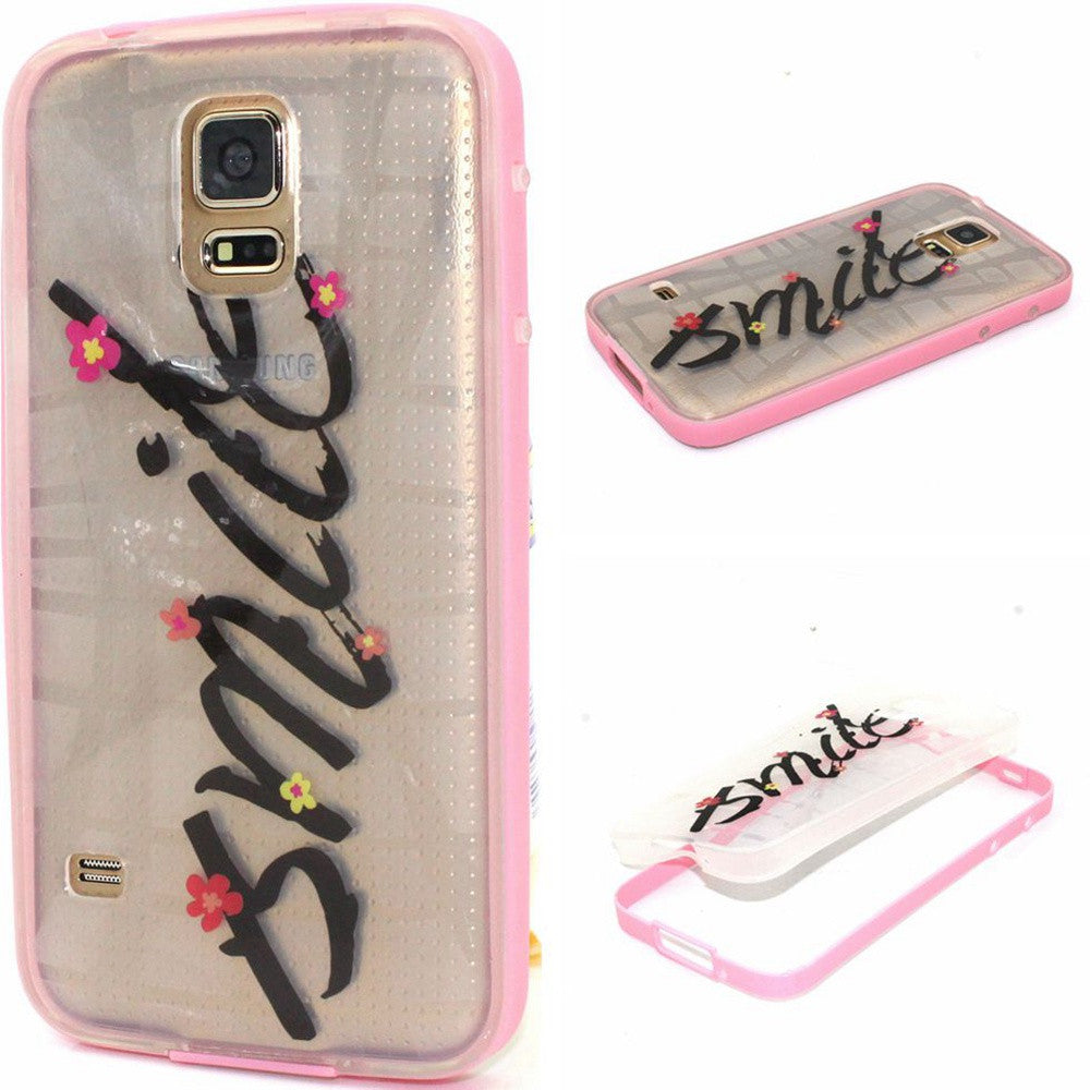 Hybrid Soft TPU Transparent Back Cover & Plastic Frame Cases for  Samsung Galaxy S5 - Shopy Max