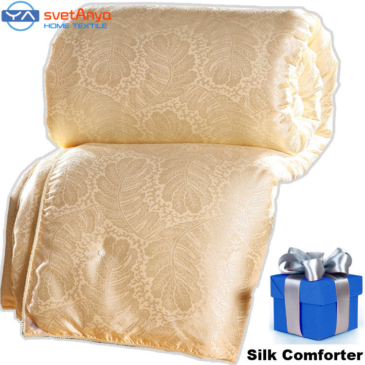 100% Natural/Mulberry Silk Comforter for Winter/summer Twin Queen King - Shopy Max