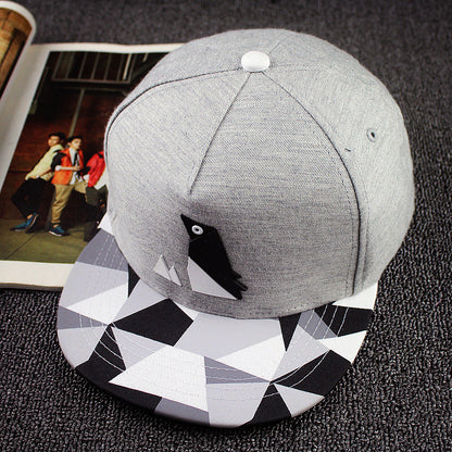 New men's summer fashion paper fold plastic logo bone baseball cap men 2016 cotton cartoon sports snapback black caps for men