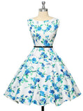 Plus size women dress Summer style Polka dot print cotton vestidos Grace Karin sleeveless - Shopy Max