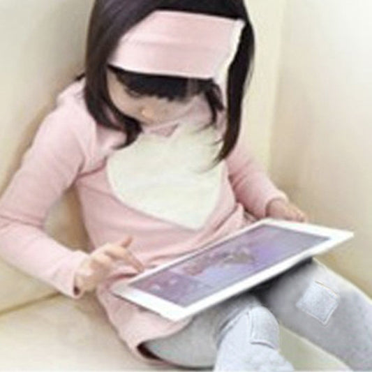 Children Sets Girls Long Sleeve Top Shirts+Headband+Leggings