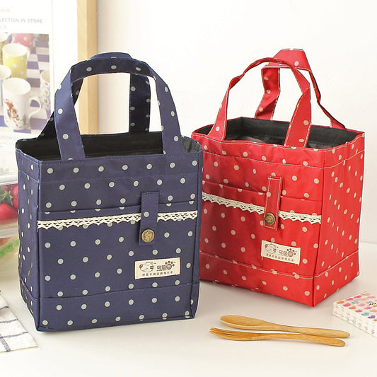 New Lovely Thermal Nylon Lunch Bags for Kids Children Tourism