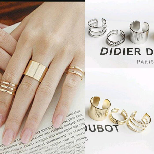 D17 Korean j002 pure copper webcasts piece set hot ring finger ring