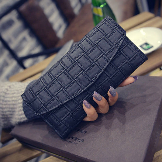 Woman Female Lady Girl Long PU Leather Purse Clutch Wallet Coinbag Portefeuille