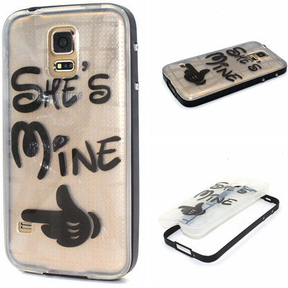 Hybrid Soft TPU Transparent Back Cover & Plastic Frame Cases for  Samsung Galaxy S5 - Shopy Max