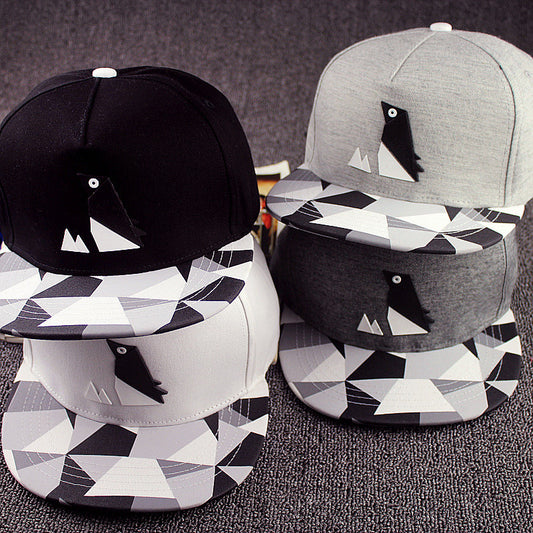 New men's summer fashion paper fold plastic logo bone baseball cap men 2016 cotton cartoon sports snapback black caps for men