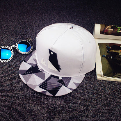 New men's summer fashion paper fold plastic logo bone baseball cap men 2016 cotton cartoon sports snapback black caps for men