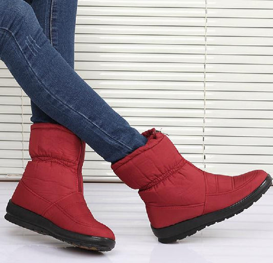 Winter shoes quinquagenarian women's shoes mother shoes slip-resistant waterproof cotton-padded shoes thermal maternity plus