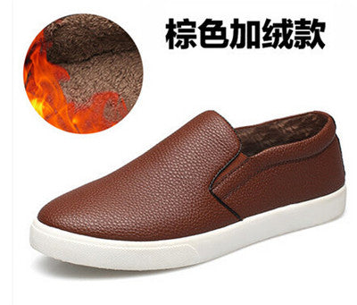 Top quality Men leather shoes Slip On flats men's MoccasinsCasual Mens Loafers Shoes Mens Mocassin Driving Shoes Big Size 38-47 - Shopy Max