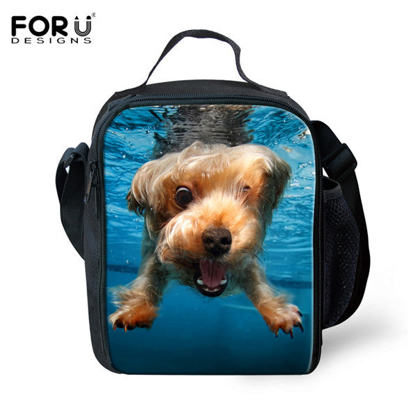 Waterproof Insulated Tote Kids School Lunch Animal Bags Thermal Food Picnic