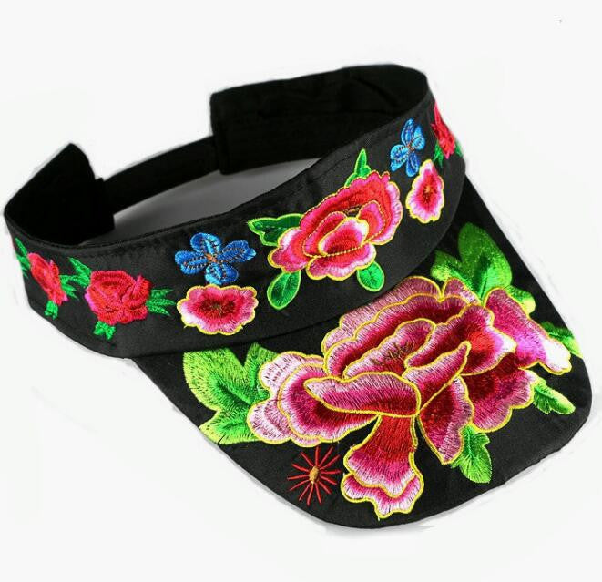 Traditional Chinese National Style Beautifully Embroidered casquette Embroidery Leisure - Shopy Max