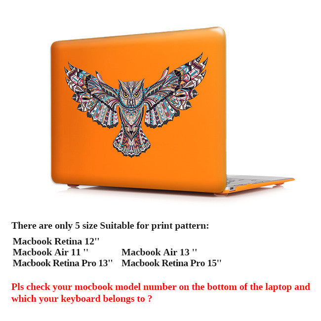 Eagle Owl Laptop Skin Case Notebook Cover for Macbook Air 11 13.3