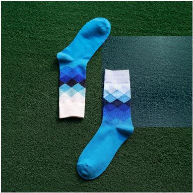 2016 10colors Men's socks British Style Plaid Gradient Color brand elite long cotton - Shopy Max