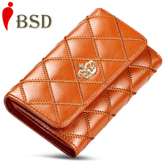 Womens wallets and purses 2016 genuine leather wallet famous brand wallet women