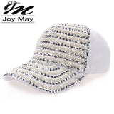 High quality Wholesale Retail JoyMay Hat Cap Fashion Leisure  Rhinestones Vintage Cotton CAPS Baseball Cap B109
