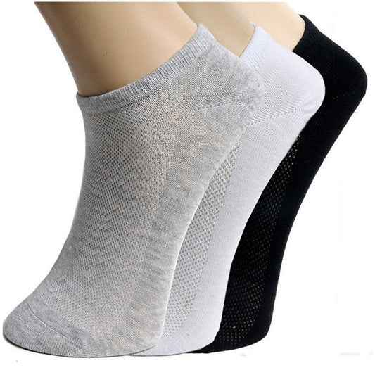 5pair Men Socks Brand Quality Polyester Casual Breathable 3 Pure Colors Sports Socks