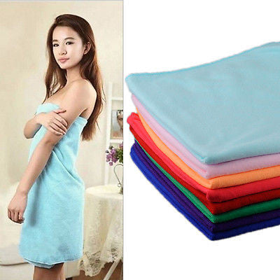 70x140cm Absorbent Microfiber Drying Bath Beach Towel Washcloth Swimwear Sale - Shopy Max