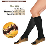 Comfortable Relief Soft Miracle Copper Anti-Fatigue Compression Socks Tired Achy Unisex Women Men Anti Fatigue Magic socks