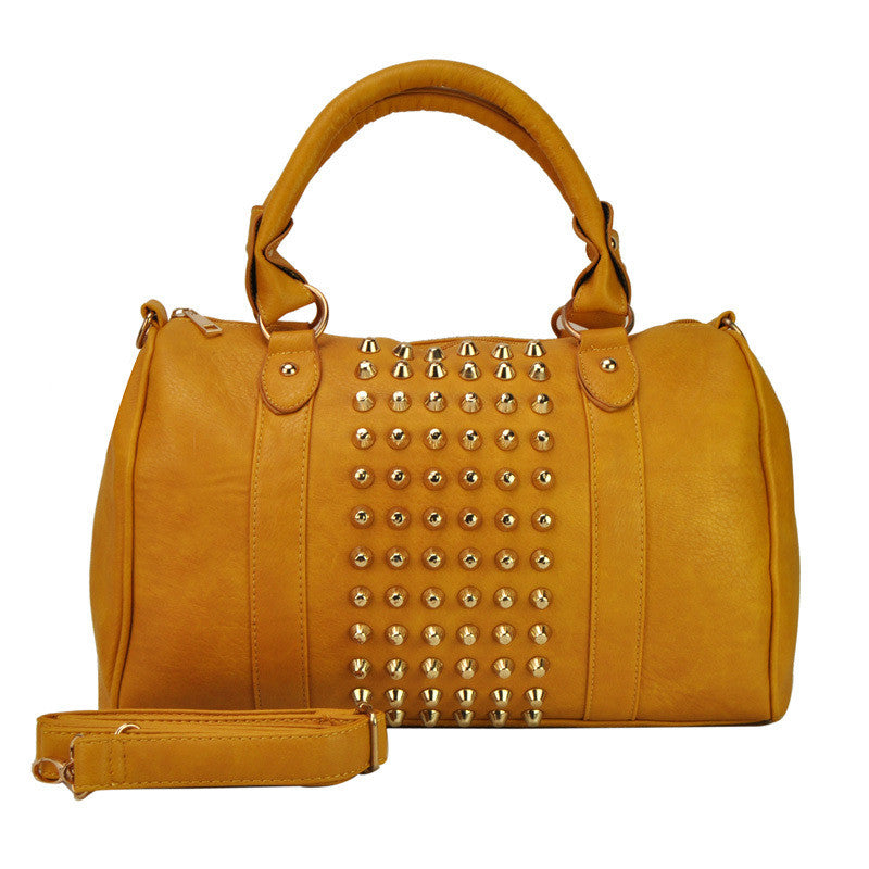 ZIWI Brand 3 Color New Fashion PU Leather Ladies Handbags Stud Women's