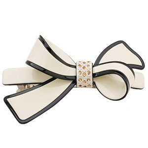 2016 New Chaplet High Quality Classic Bow Hair Accessories Barrettes Women Rhinestone Hair Clips Ladies
