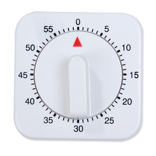 Novelty White Square 60-Minute Mechanical Timer Reminder Counting for Kitchen Free Shipping F#OS - Shopy Max
