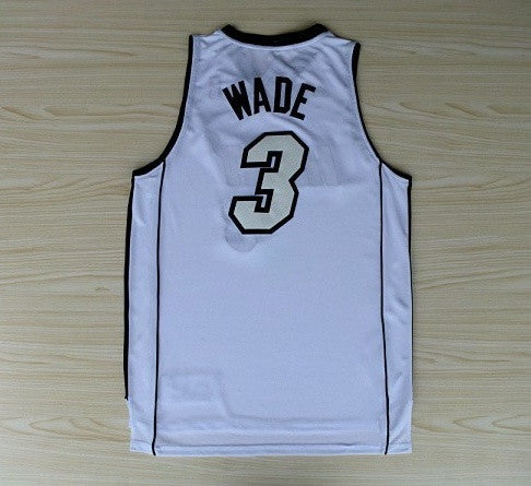 Hot Dwyane Wade Jersey, New Material #3 Dwayne Wade jerseys Embroidery Stitched men's Basketball Jerseys size S-XXL