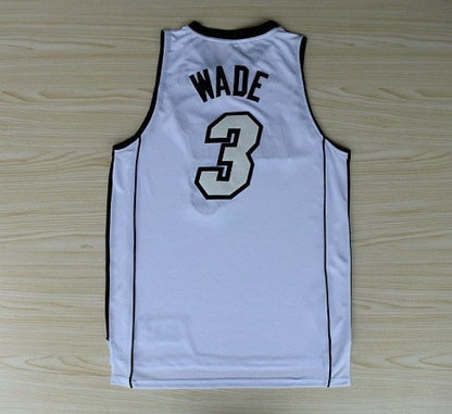 Hot Dwyane Wade Jersey, New Material #3 Dwayne Wade jerseys Embroidery Stitched men's Basketball Jerseys size S-XXL