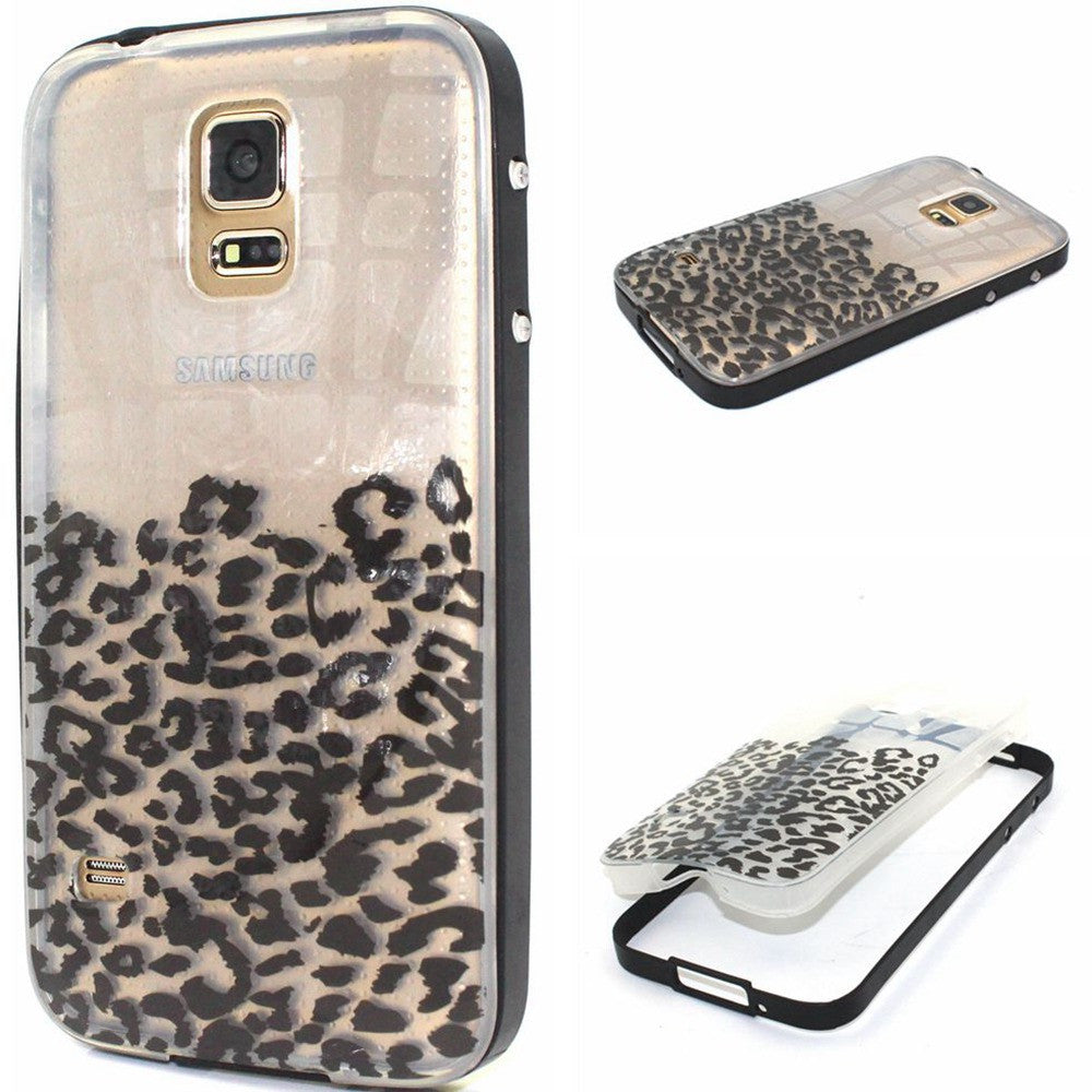 Hybrid Soft TPU Transparent Back Cover & Plastic Frame Cases for  Samsung Galaxy S5 - Shopy Max
