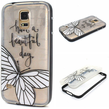 Hybrid Soft TPU Transparent Back Cover & Plastic Frame Cases for  Samsung Galaxy S5 - Shopy Max