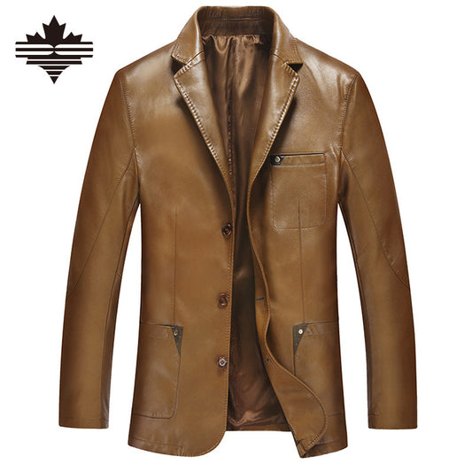 Fashion Men's Leather Jacket - Shopy Max