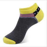 Summer Fasion Men's Four Seasons Cotton Socks Shallow Mouth Invisible Ship Socks