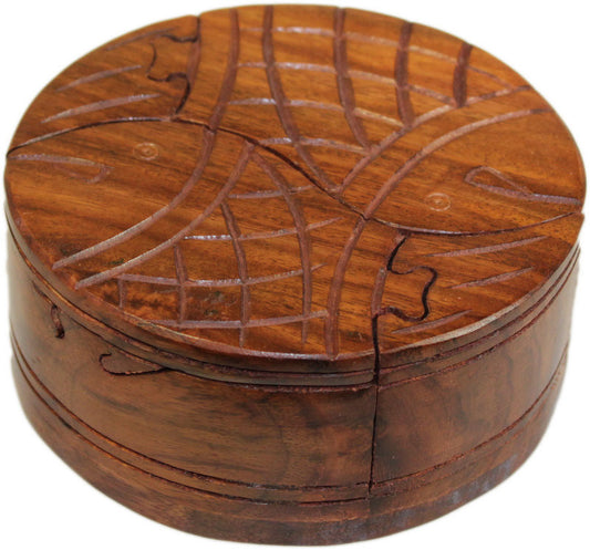 Two Fish Puzzle Box