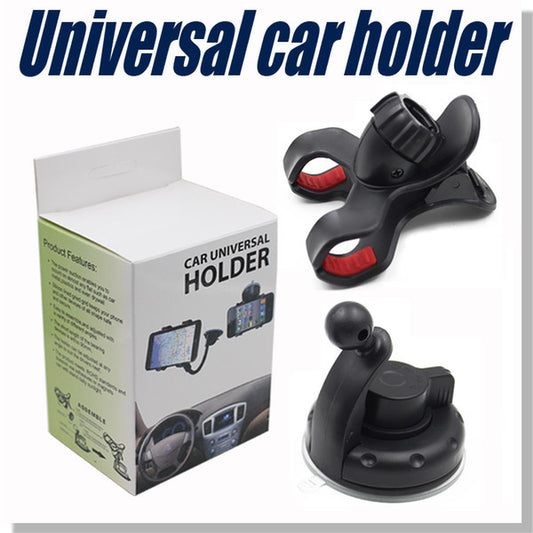 For Iphone 6 Universal Car Holder 360 degree rotation car Holder For Smart Phone PDS GPS PSP Camera Recoder With Retail Box