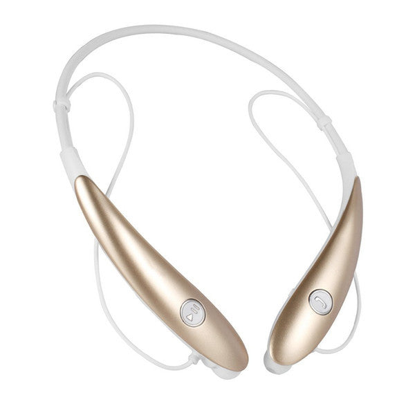 Gold HV 900&HV-900 Wireless Sports Stereo Bluetooth Headset Neckband Headphone for iPhone Samsung HTC LG Smartphone WITH RETAIL - Shopy Max