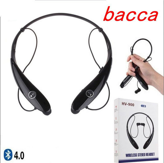 HV-900 Wireless Sports Stereo Bluetooth 4.0 Headset Neckband in-Ear Earbuds Earphone Headphone for iPhone Samsung LG phone with retail - Shopy Max