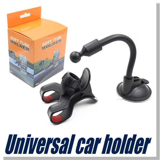 For Iphone 6 Universal Car Holder 360 degree rotation car Holder Cupule Black For Smart Phone PDS GPS Camera Recoder With Retail Box
