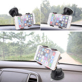 For Iphone 6 Universal Car Holder 360 degree rotation car Holder Cupule Black For Smart Phone PDS GPS PSP Camera Recoder With Retail Box