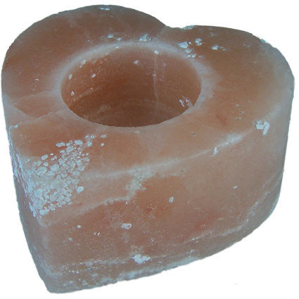 Salt Candle Holder - Med Heart - Shopy Max