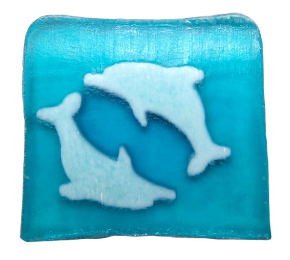 Dancing Dolphins Soap - 115g Slice (sea breeze)