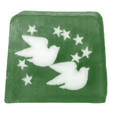 Twin Doves & Stars Soap - 115g Slice - Shopy Max