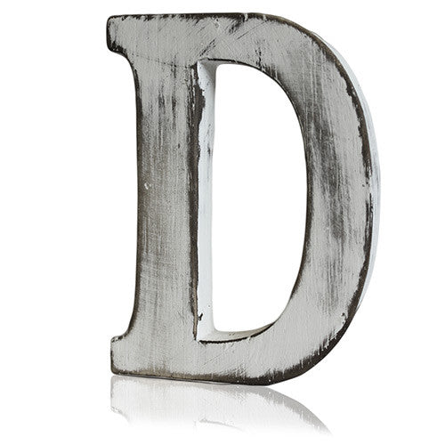 Shabby Chic Letter - D - Shopy Max