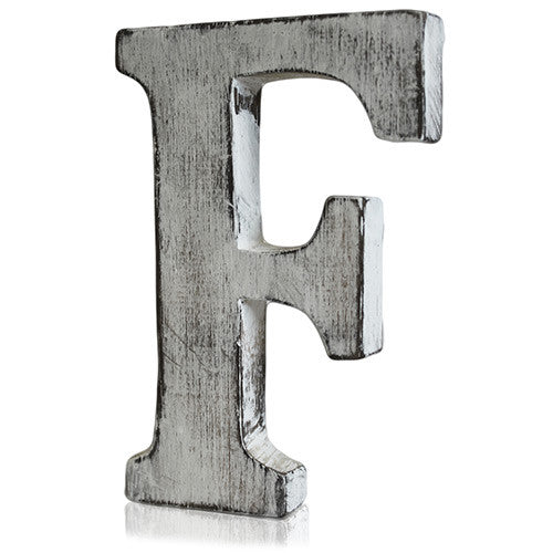 Shabby Chic Letter - F - Shopy Max
