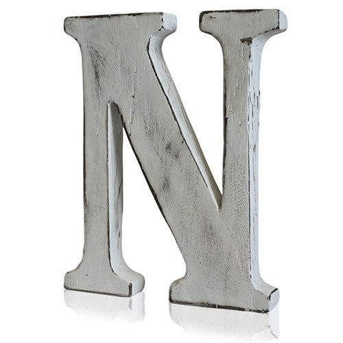 Shabby Chic Letter - N - Shopy Max